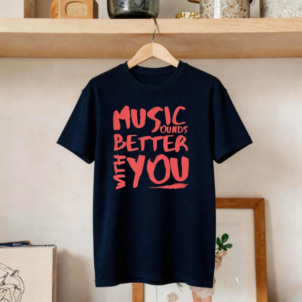 House Music Oversized Shirt Festival Rave Tees Fashionable Letter Print Clothes Men Clothes Party Celebration T Shirt
