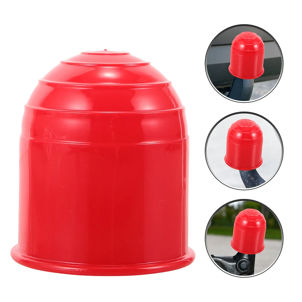 

4pcs Hitch Ball Cover Universal Fit Durable Plastic Tow Ball Protector For Rv Trailer Towing Accessories Waterproof Dustproof