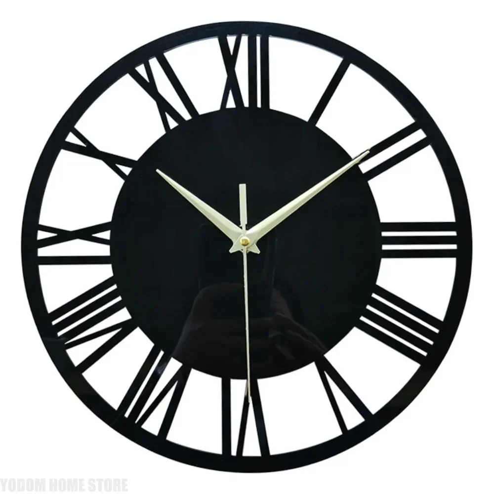 Modern Minimalist Wall Clock- Silent Quartz, Acrylic Material