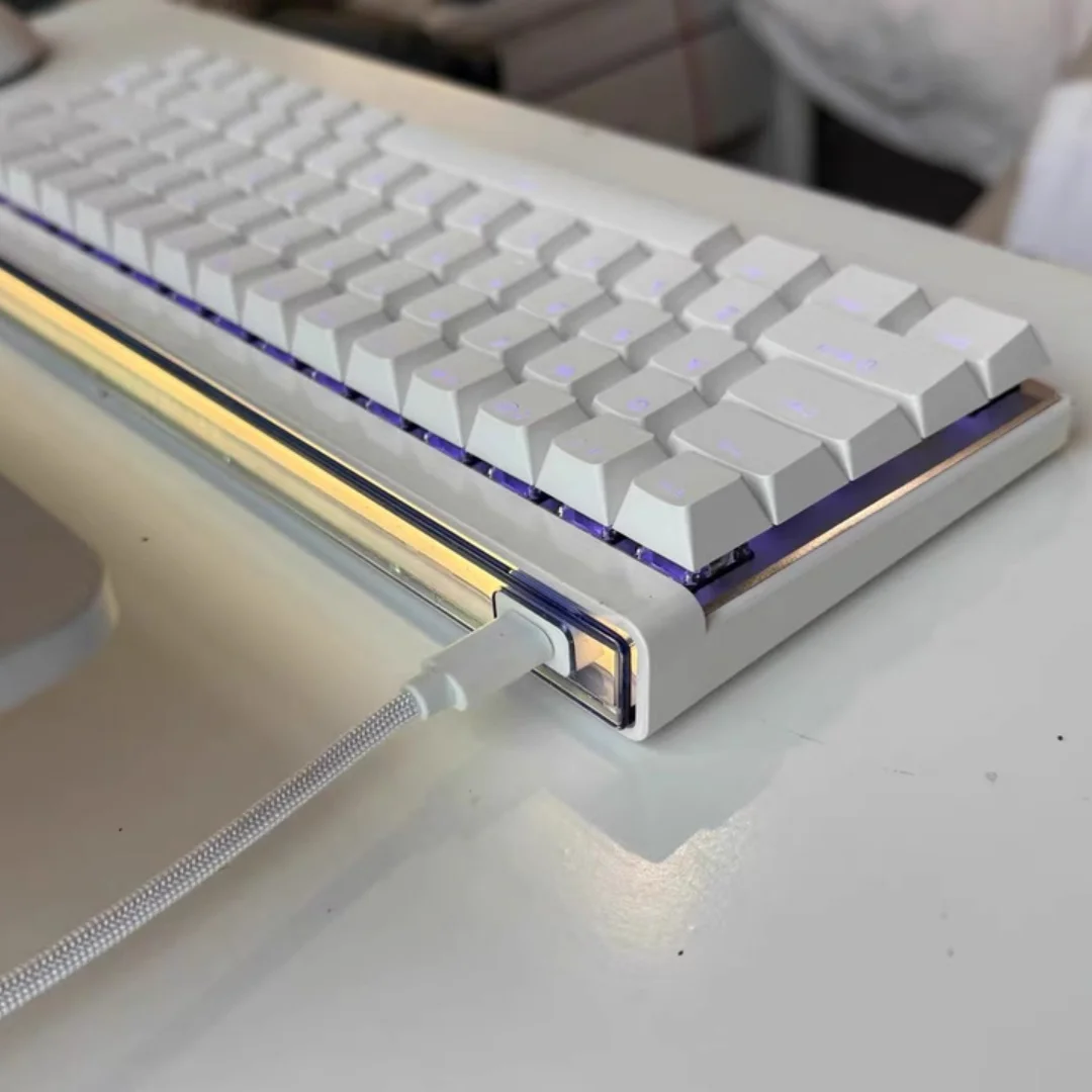 MCHOSE ACE 68 에어 게이밍 키보드 8KHZ 카일 마그네틱 스위치 기계식 유선 저지연 맞춤형 0.01mm 0.1ms RGB CNC