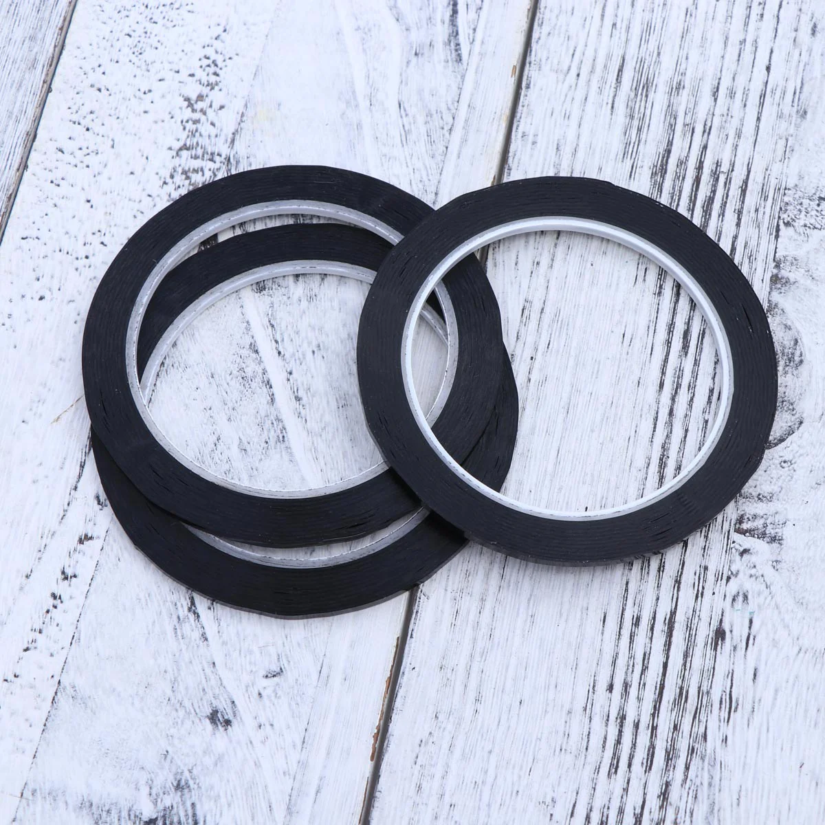 6pcs 3mm Width Whiteboard Gridding Tape Grid Marking Tapes Self Adhesive Chart Tapes Artist Tape (Black)