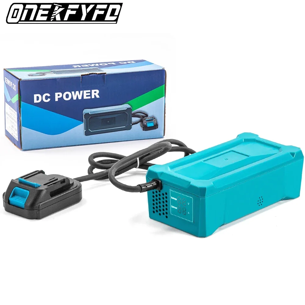 ONEKFYFD 1100W AC 220V DC 18V 20V Power Supply Converter Adapter for Lithium Battery Tools for Makita 18V Compatible