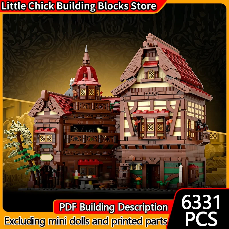 

City Street View Model MOC Building Bricks The Artisan's Haven Modular Technology Children Holiday Gifts Assemble Toys Suit