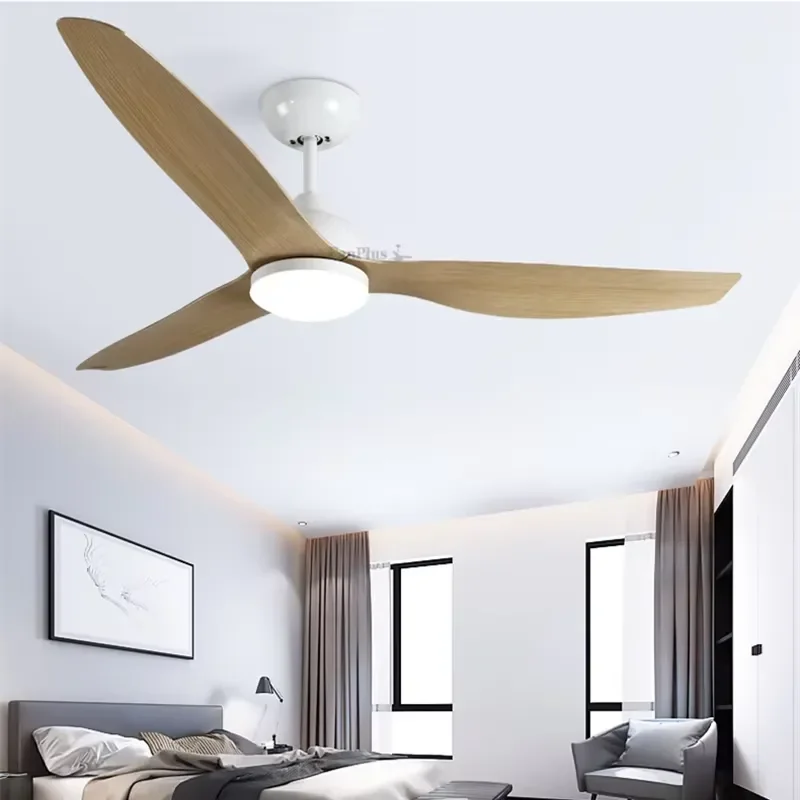 European Sipmle Decorative Ceiling Fan Light Living Room and Dining Room Fan Chandelier