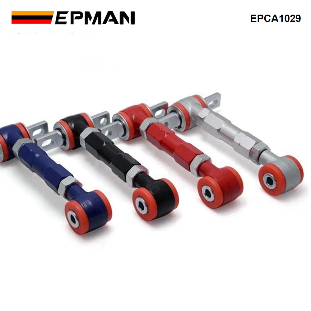 EPMAN New High Quality RACING REAR ADJUSTABLE CAMBER ARMS KIT For 88-01 Honda CIVIC EPCA1029