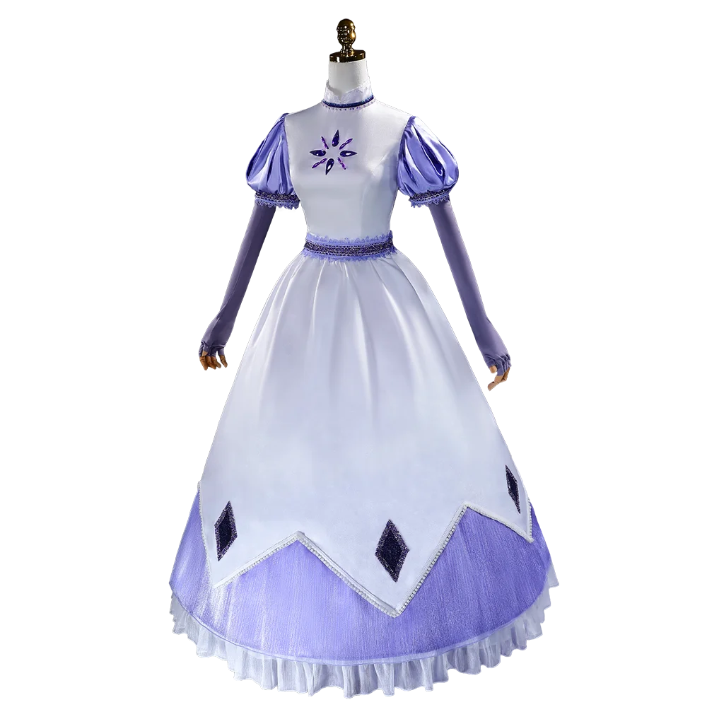 Anime Cosplay Plus Size - Vrouwen Schattige Paarse Prinsessenjurk Angel Emily