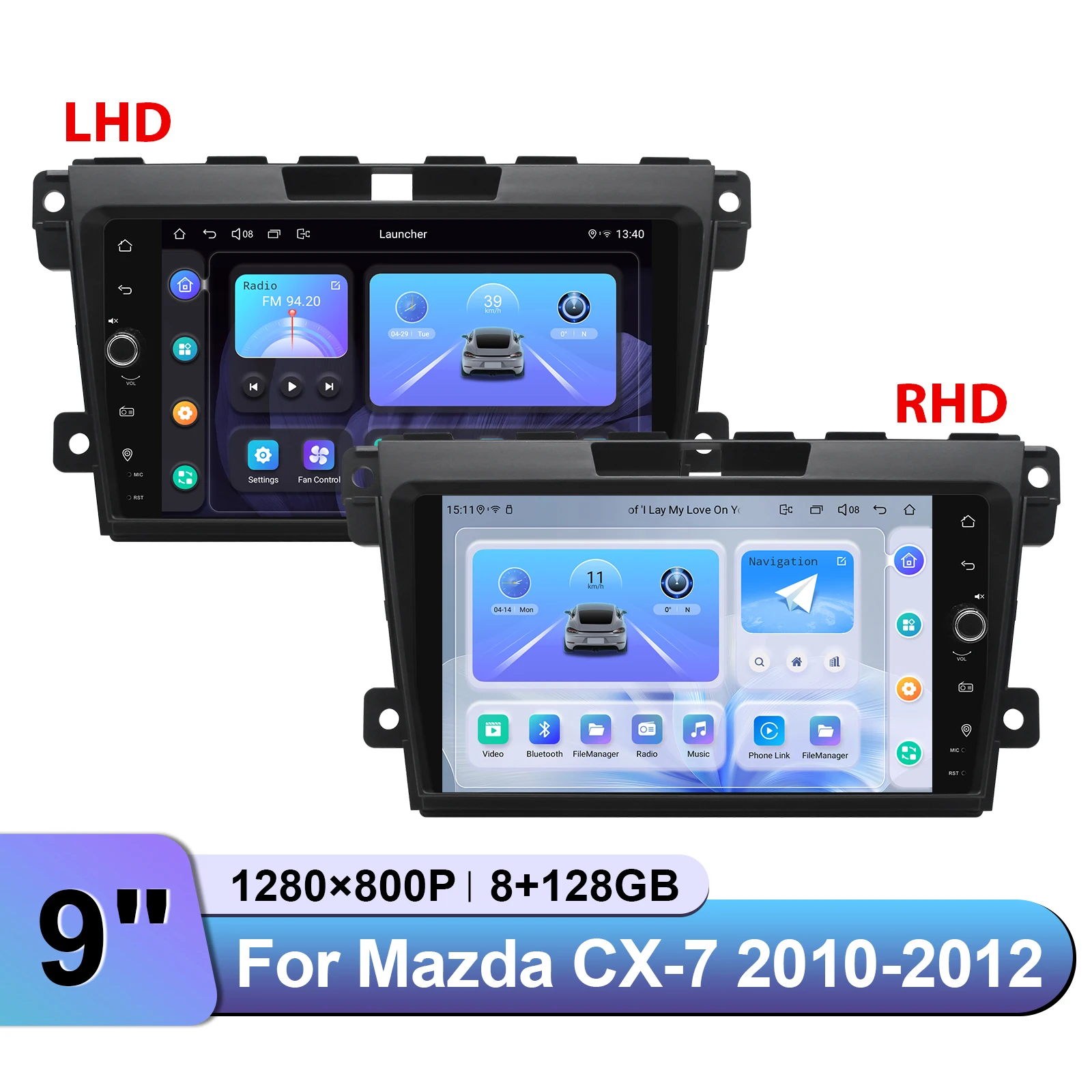 JOYING 9 Inch Car Radio Stereo For Mazda CX-7 2010-2012 Upgrade CarPlay Multimedia Player Support Bose AMP/Split Screen