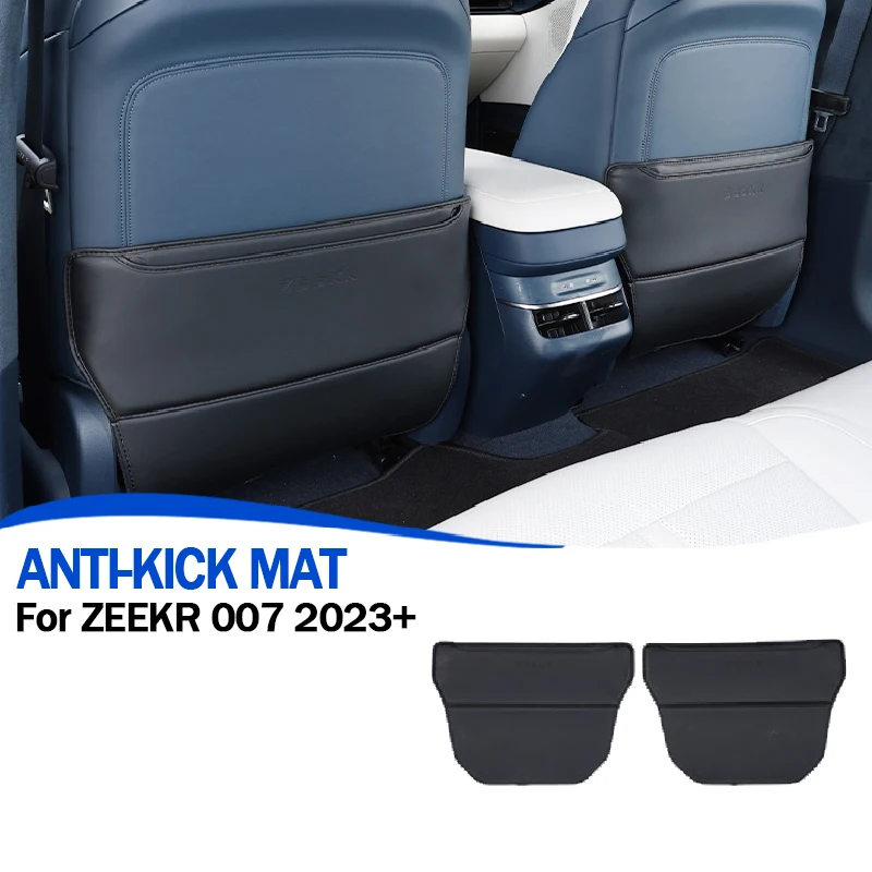 

Для Zeekr 007 GT 2024 + задняя противоударная пластина, заднее сиденье, коврик для хранения, кожаное сиденье, задние противоударные аксессуары для интерьера