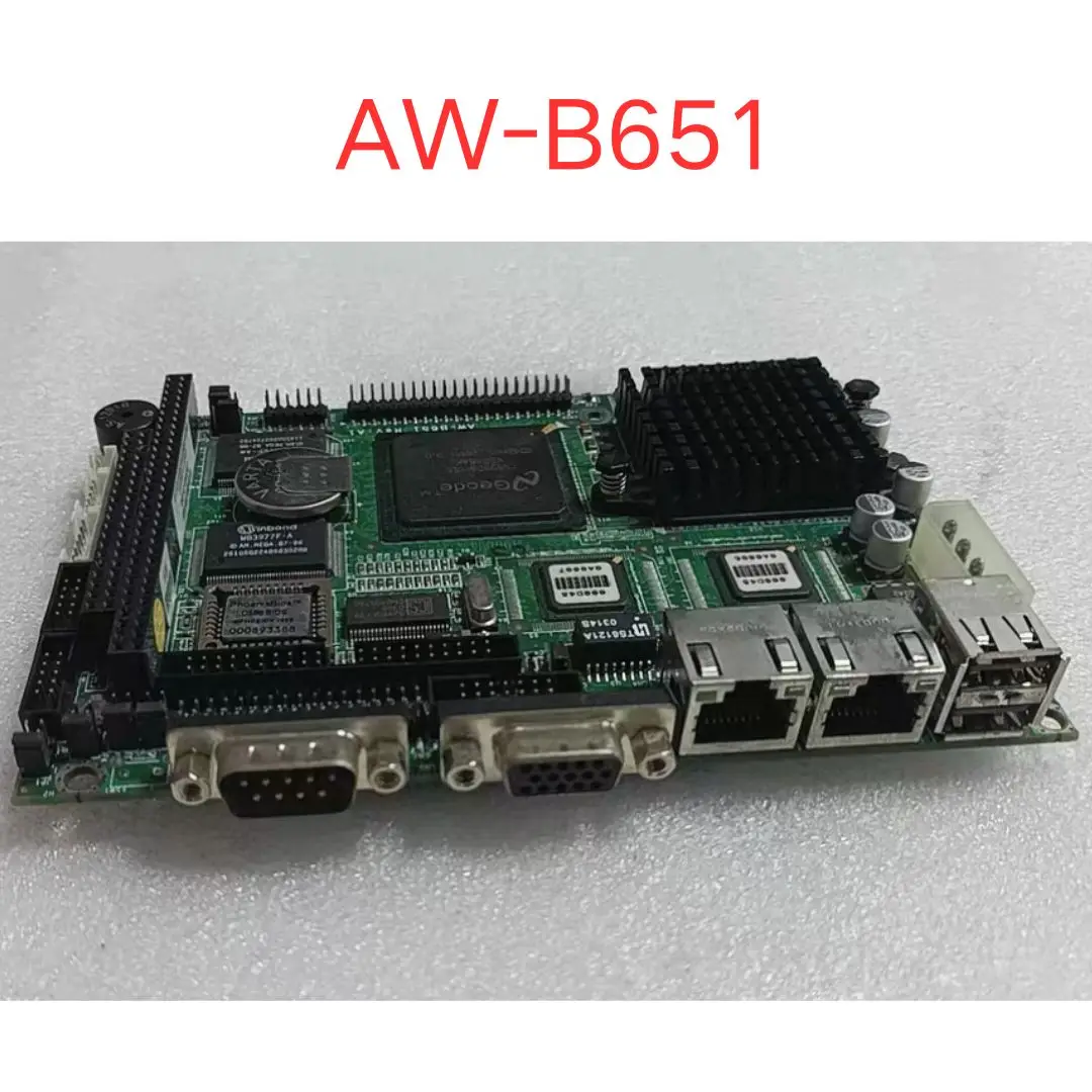 

used AW-B651 Rev: A1 Industrial Control Motherboard Fast Shipping