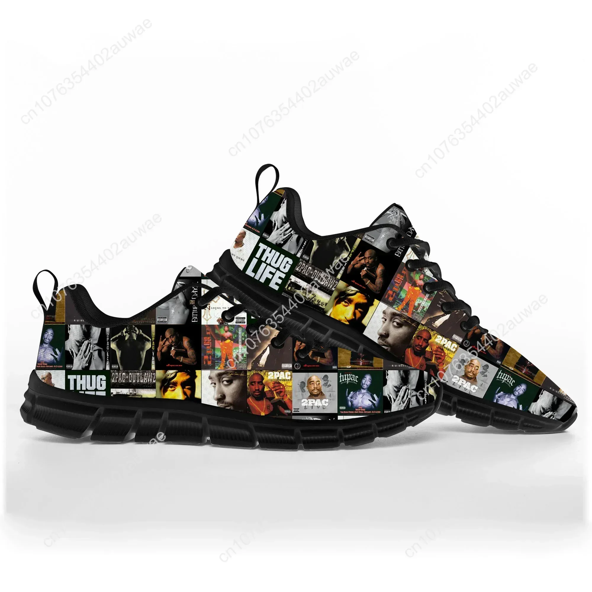 

Rap 2Pac Tupac High Top Sports Shoes Mens Womens Teenager Kids Children Sneakers Casual Custom High Quality Couple Shoes
