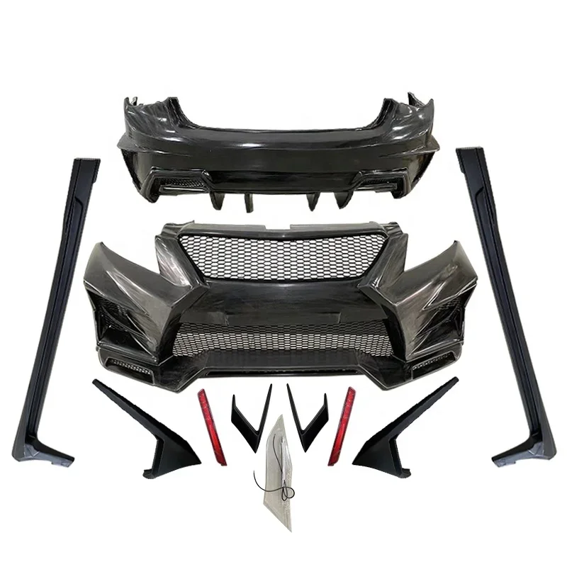 Car bumper EX Style For Chevrolet Cruze 2009-2015 Front bumper Rear bumper Side skirt body kit Auto Part Accessory custo