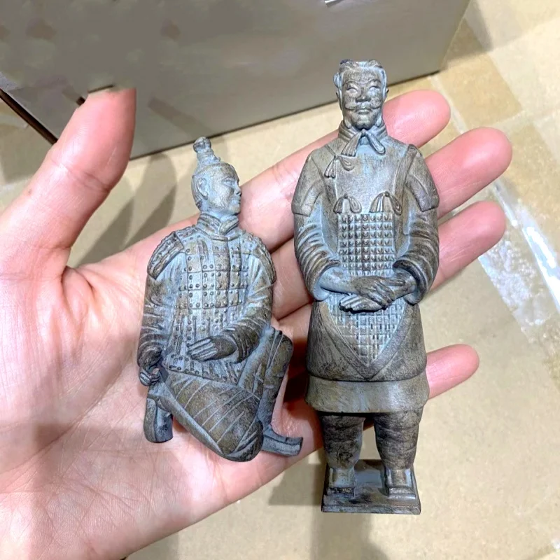 2pc Table top decoration of ancient Chinese Terra Cotta Warriors