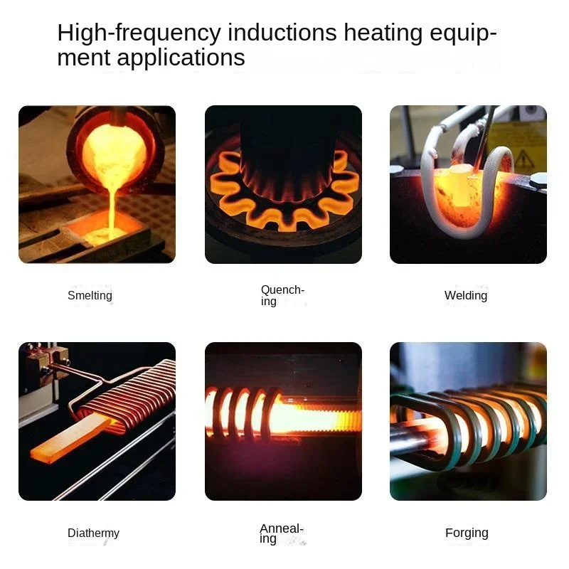 High-frequency Induction Heating Machine 15KW 220V  Induction Heater Silver Gold Melting Furnace forging tools