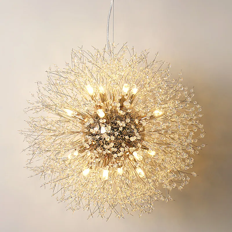 Pendant Light Indoor Lighting Modern Dandelion Chandelier Light Design Pendant Light with Bulbs Pendant Lamp In Dining Room