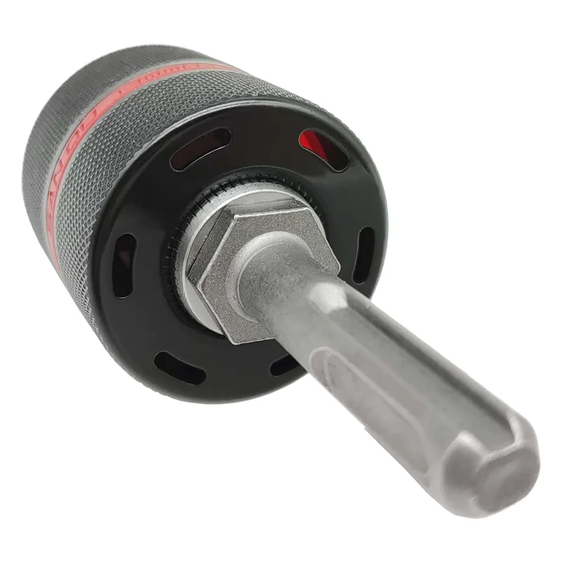 Portabrocas sin llave, Portabrocas de mano de cambio rápido, montaje 1/2-20UNF, 1,5-13Mm con adaptador de llave sds-plus de 1/2 pulgadas