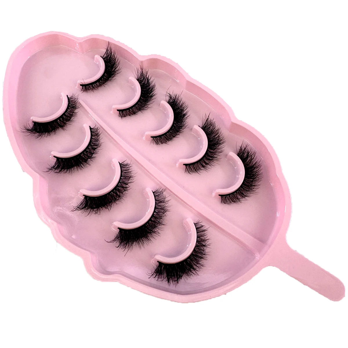 5 Paar Nerzwimpern, falsche Wimpern, natürlich/dick, lange Wimpern, weich, flauschig, dünn, 3D-Wimpern, Wimpernverlängerung, Make-up-Tools – Detail 11