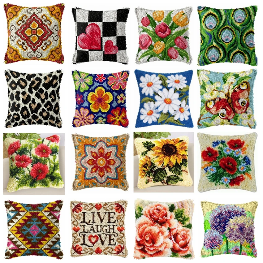 Kit de almohada con enganche flores y mandala para manualidades - imagen 3