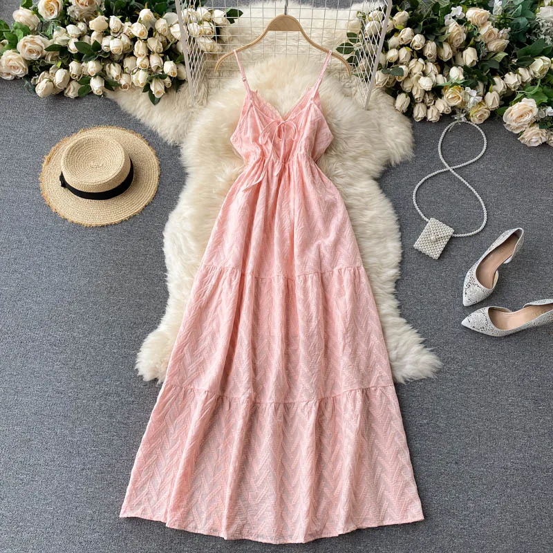 n Long Dr مثير V-ne التطريز حزام العمل الثقيل المرأة Faion الربيع الصيف وصول جديد الكورية Sle عالية الخصر #3