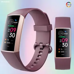 Amoled Fitness Bracelet for Women Tracker Smart Watch Pedometer Sport Waterproof Smartwatch Connected Whatch