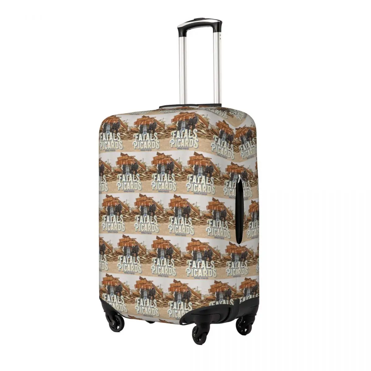 

Les Fatals Picards Especes Menacees Album 2019 Suitcase Cover Protection Elastic Travel Luggage Protector Covers for 18-32 Inch