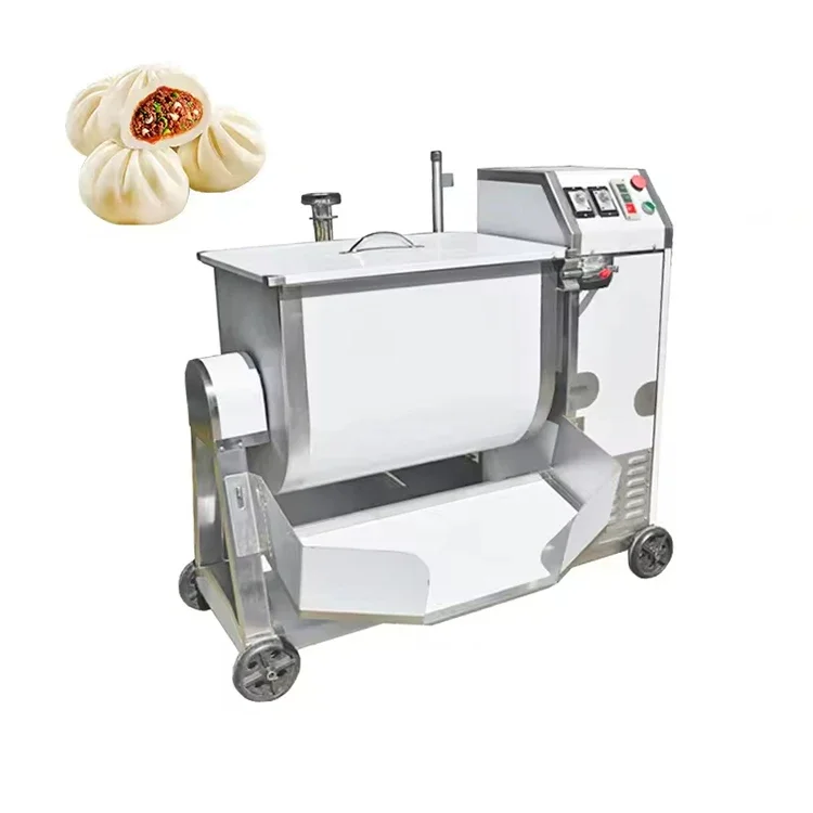 Fully Automatic Kimchi Pickle Mixer Chicken Meat Sausage Stuffing Meat Mixer Pork Blender Machine For Sales Price