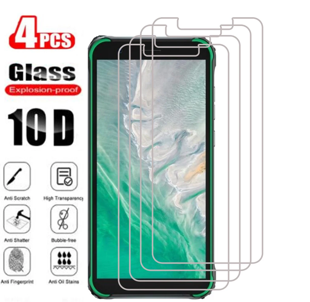 Protector de vidrio para Blackview, BV4900 S, BV9100, BV6100, BV9600E, BV6900, BV6300, BV9900, BV5500 Plus, A60, A80 Pro, 4 unidades