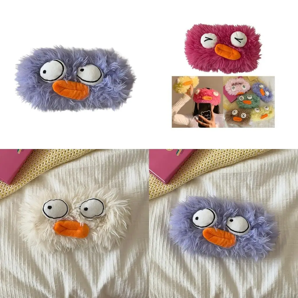 

39BD Plush Sausage Mouth Hairhoop Cartoon Hairband Party Headband Kids Holiday Props