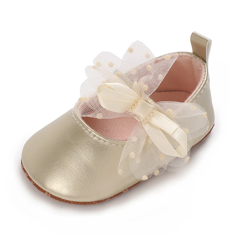 Baby Girl Shoes High Quality PU and TPR Anti-slip Sole Beautiful Flower Mary Jane Style Fashion Sandal Spring and Summer 0-6-12M