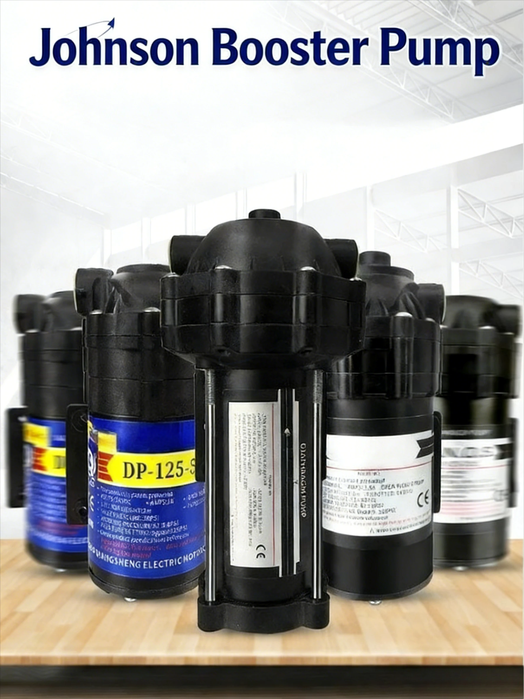 

Насос-бустер 24В (модель DP-125-300W) для Johnson: 75G/100G 200Вт, двигатель высокого давления, необходимые комплектующие для водоочистителей и торговых автоматов
