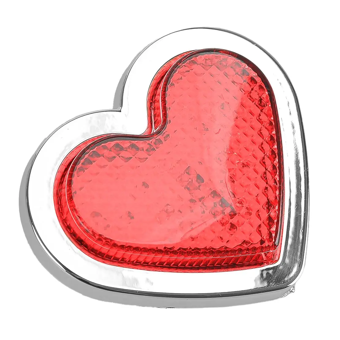 Red Heart Shaped Side Marker LED Light Turn Signal Indicator Lamp Universal for 12-24V Car Van Truck Trailer