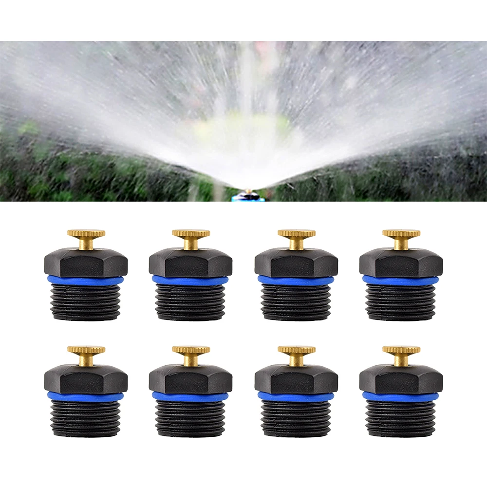 5/10Pcs  Adjustable Watering Sprinkler 1/2\'\' Thread Spray Nozzle Garden Lawn Drip Irrigation System Kit Home Garden Tools