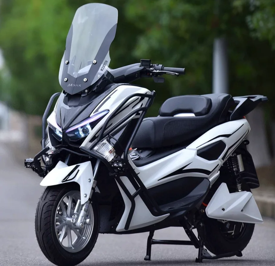 bssPowerful electric motorcycle 12-inch 3000W adult electric moped, speed 105 km/h, range 100 km, long range electric motorcycle