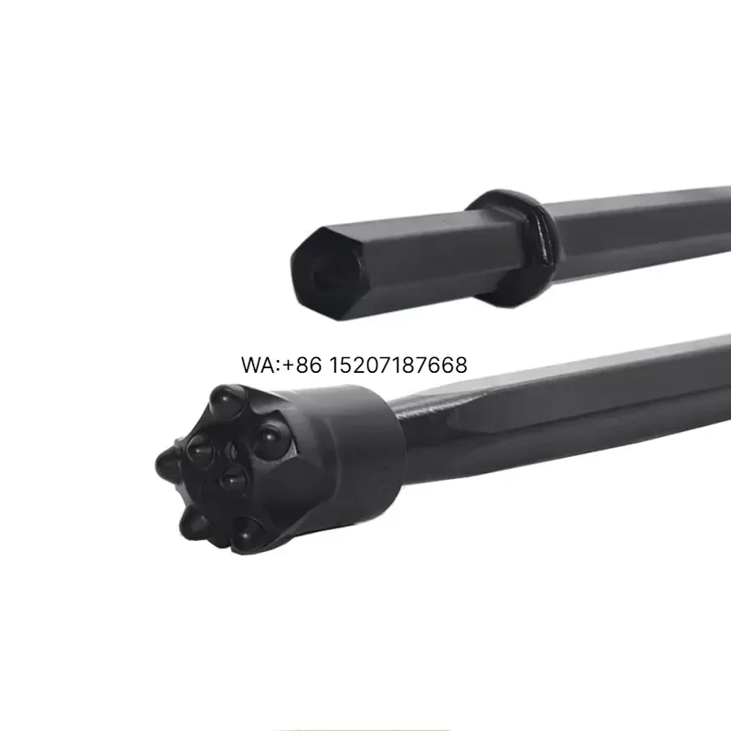 Wmwmnu for D Miningwell Quarry Drill Rod R25 R28 R32 R38 T38 T45 T51 Jack Hammer Tapered Drill Rods for Jack Hammer Taper