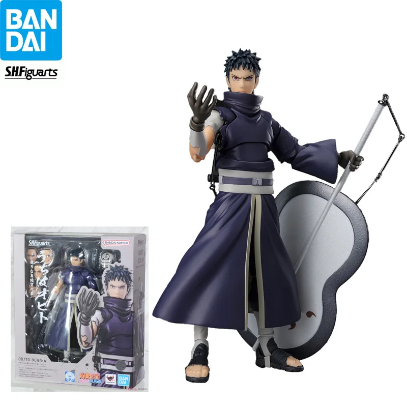 

In Stock Bandai S.h.figuarts Naruto Uchiha Obito Genuine Original Anime Figure Model Toys for Boys Action Figure Collection Doll