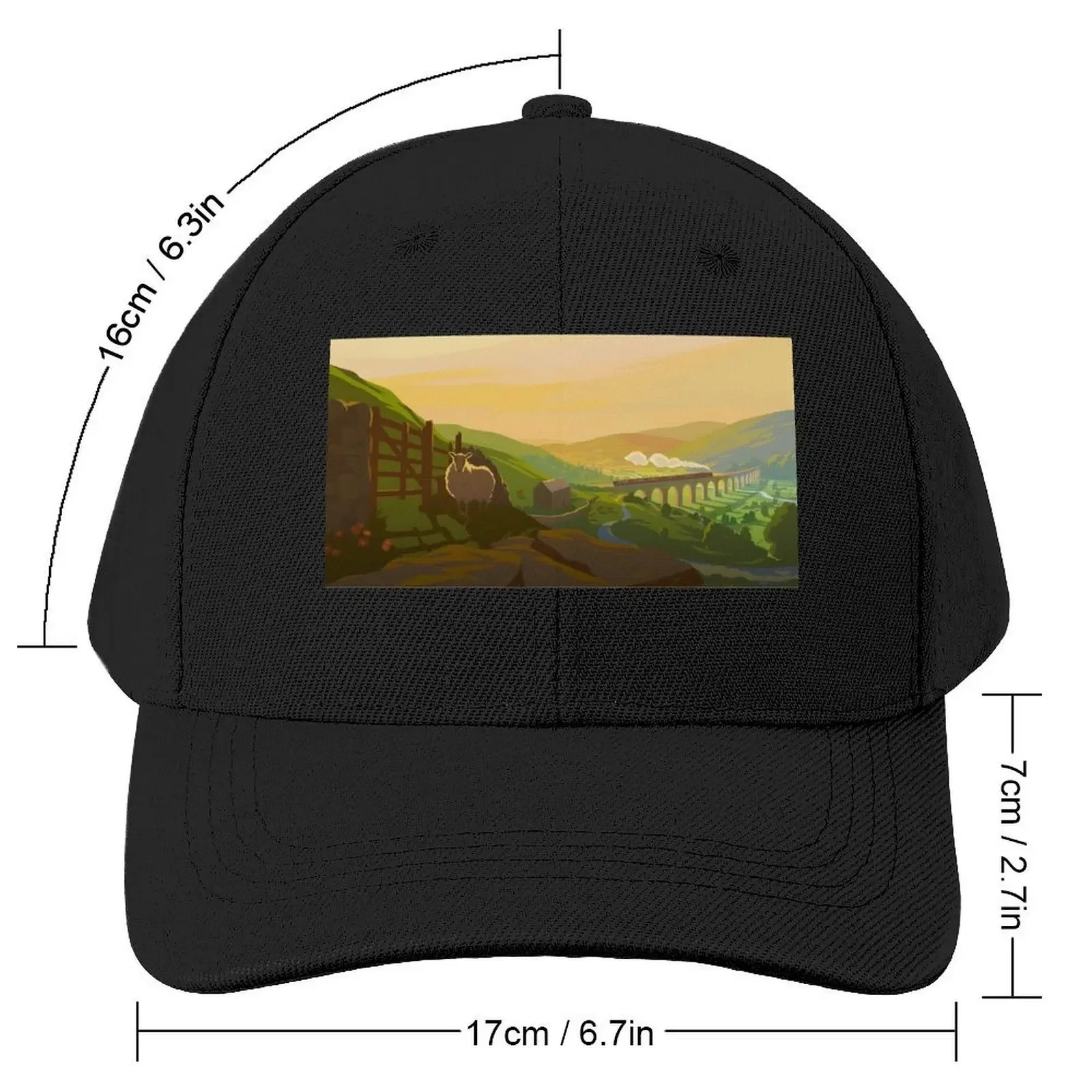 All Creatures Great & Small Sheep Title Image Baseball Cap Uv Protection Solar Hat Visor Men Women's