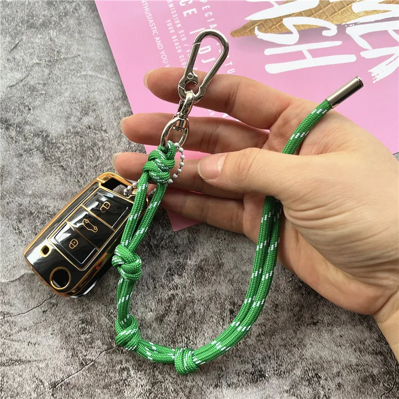 Key Chain Heavy Metal Keyring Lanyard Carabiner Boyfriends Couples Gifts Colorful Keychains for Car Premium Bag Charm Ornaments