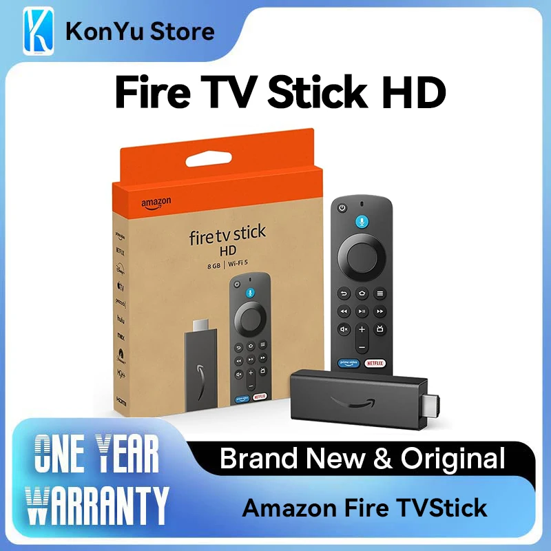 Amazon Fire TV Stick HD, ทีวีฟรีและสด, รีโมทเสียง Alexa, การควบคุมบ้านอัจฉริยะ, สตรีมมิ่ง HD