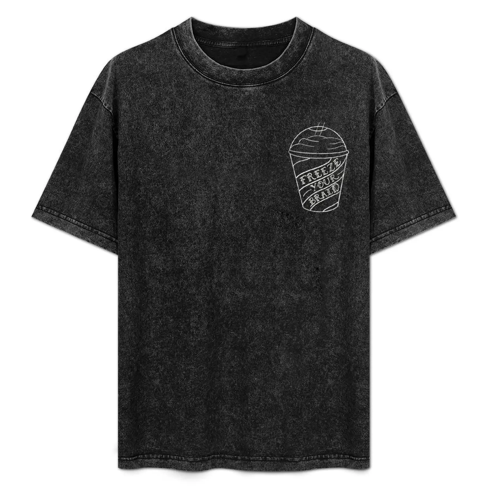 

Freeze Your Brain - white T-Shirt Breathable Sportswear T-Shirt for Men