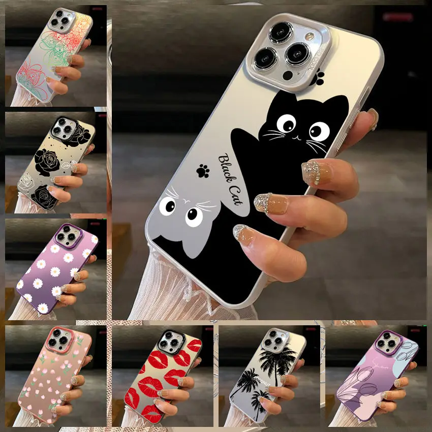 For Motorola G84 5G Case Fashion Butterfly Flower Pattern Bumper Cover Case For Moto G10 G20 G30 G04S G14 G24 G34 Shockproof IMD