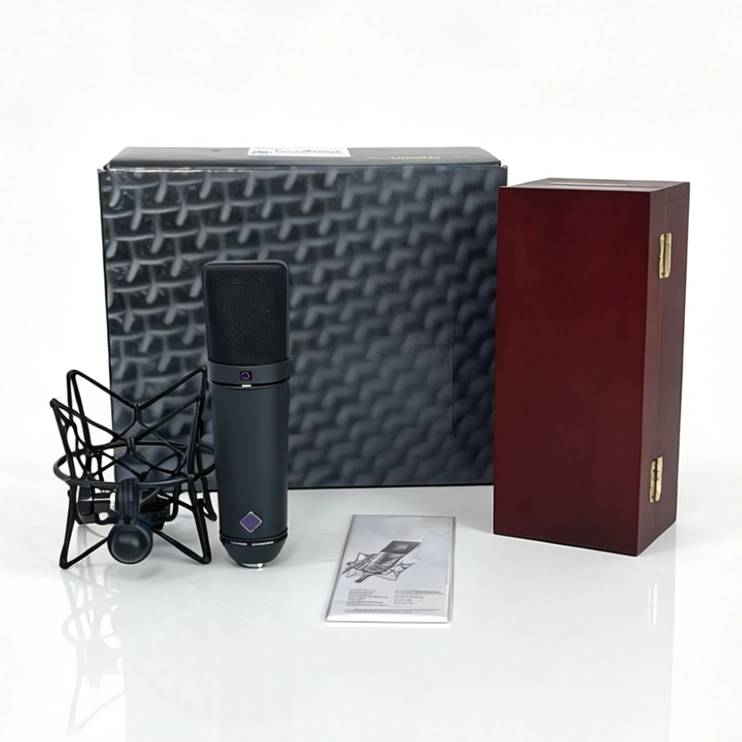 

87 AI MT Large Diaphragm Cardioid Condenser Studio XLR Microphone with 48V Black for Vocal Recording Podcasting Live