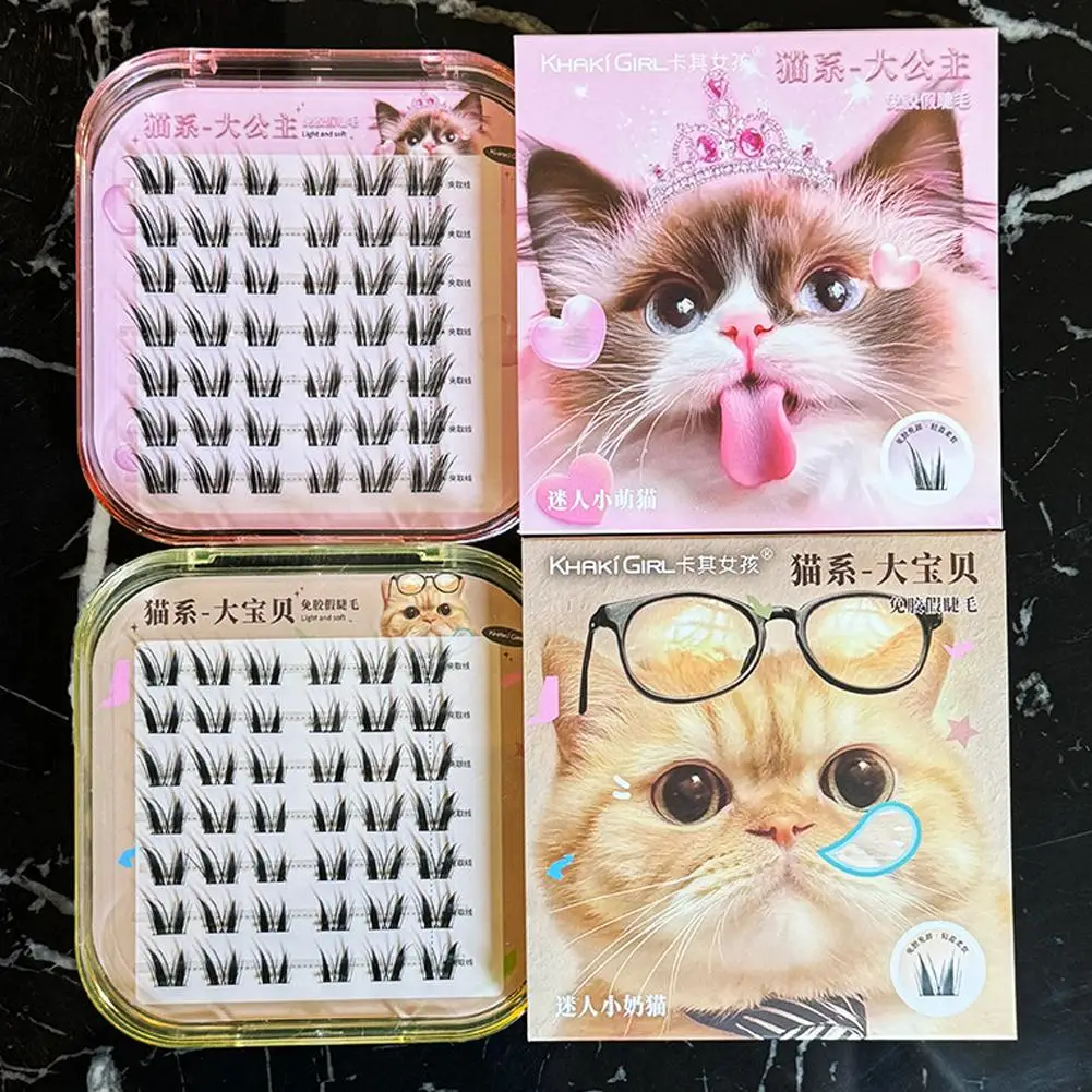 Cat Series Kleberfreie falsche Wimpern Große Prinzessin Kleberfreie falsche Wimpern New Craft Su Daji Comics Fox Ser