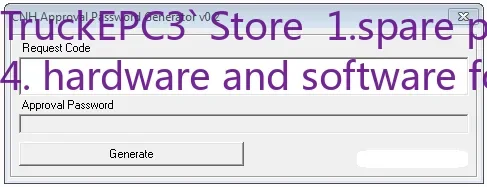 

TruckEPC3 для EST APPROVAL PASSWORD GENERATOR v0.3 + USB-ключ для Cnh