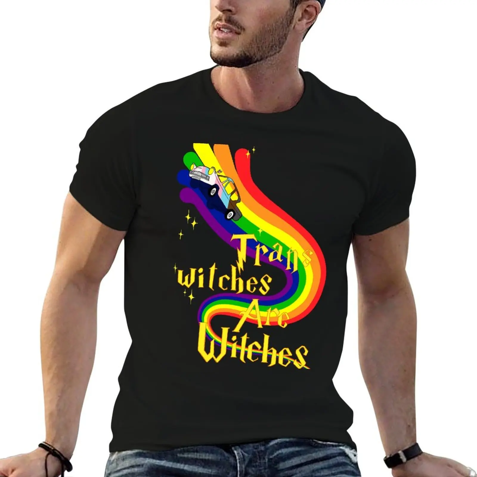 

Trans Witches are Witches T-Shirt t shirts for man graphic funny man t shirt heavy cotton t shirt man cotton T-shirt