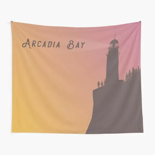 Life Is Strange Arcadia Bay Lighthouse  Tapestry Bedroom Travel Bedspread Beautiful Home Yoga Living Hanging Decoration Colored