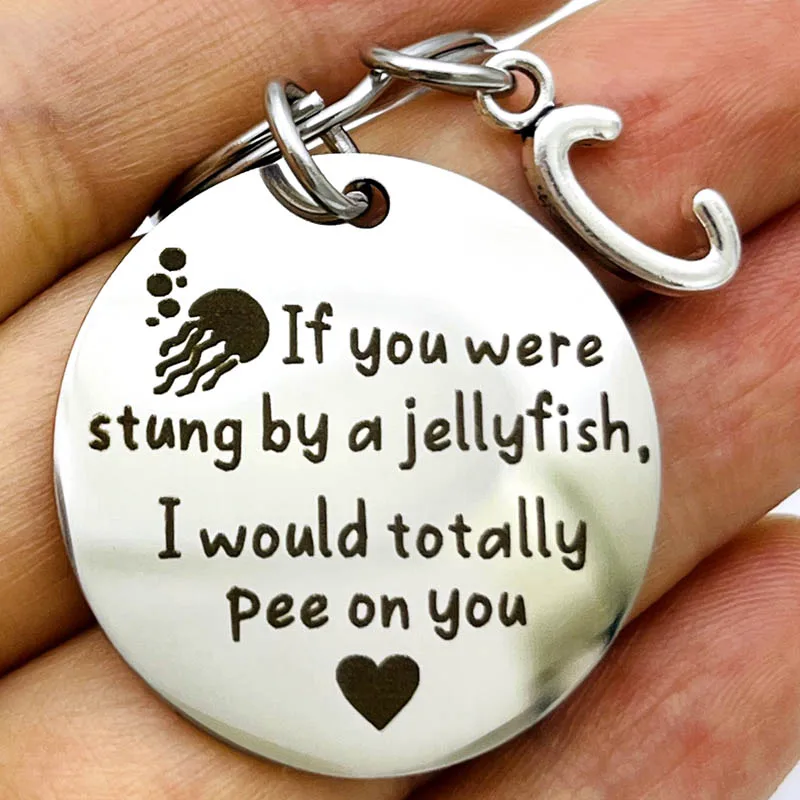 Funny Friendship Gifts for Women Men Friends Sisters True Friends Jewelry Gift Sister Gifts If You Were Stung By A Jellyfish