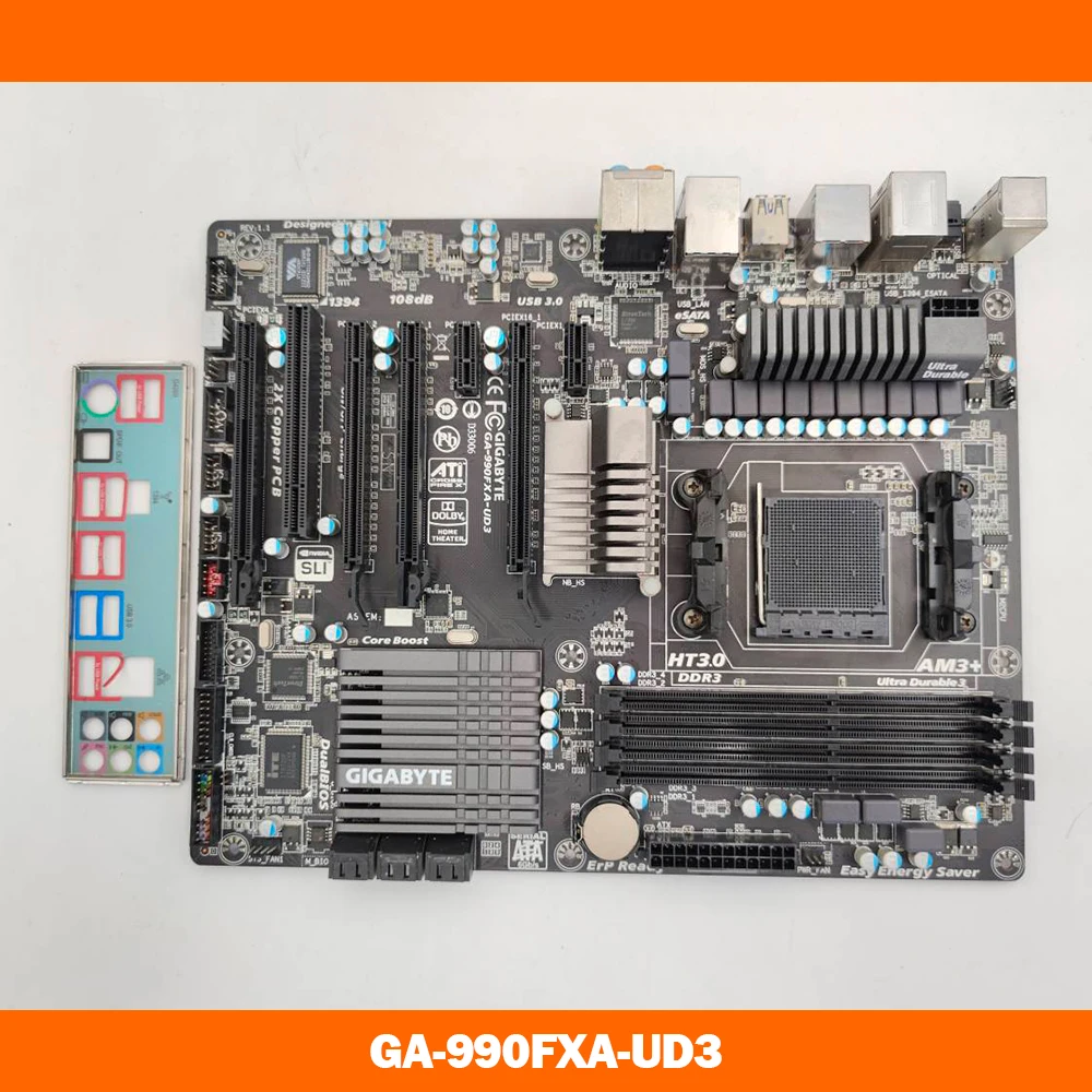AM3+990FX SB950 4 × DDR3 32GB ATX 6 × SATA Motherboard GA-990FXA-UD3