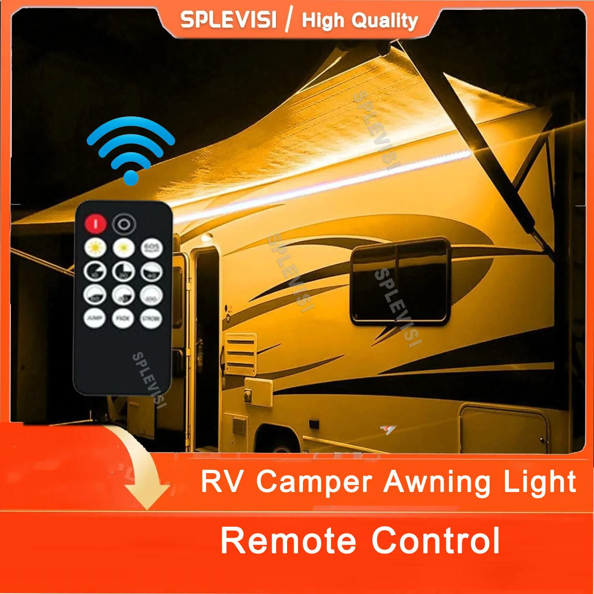 

RV Campervan Caravana Led Awning Party Light Strip Light Waterproof for Motorhome Travel Trailer Exterior Lighting 12v