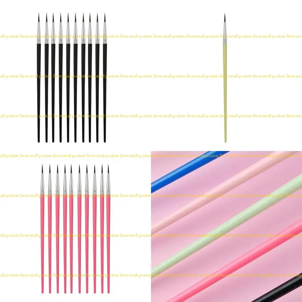 R1WD 10PCS PINDING PEINTÉ MAIN
