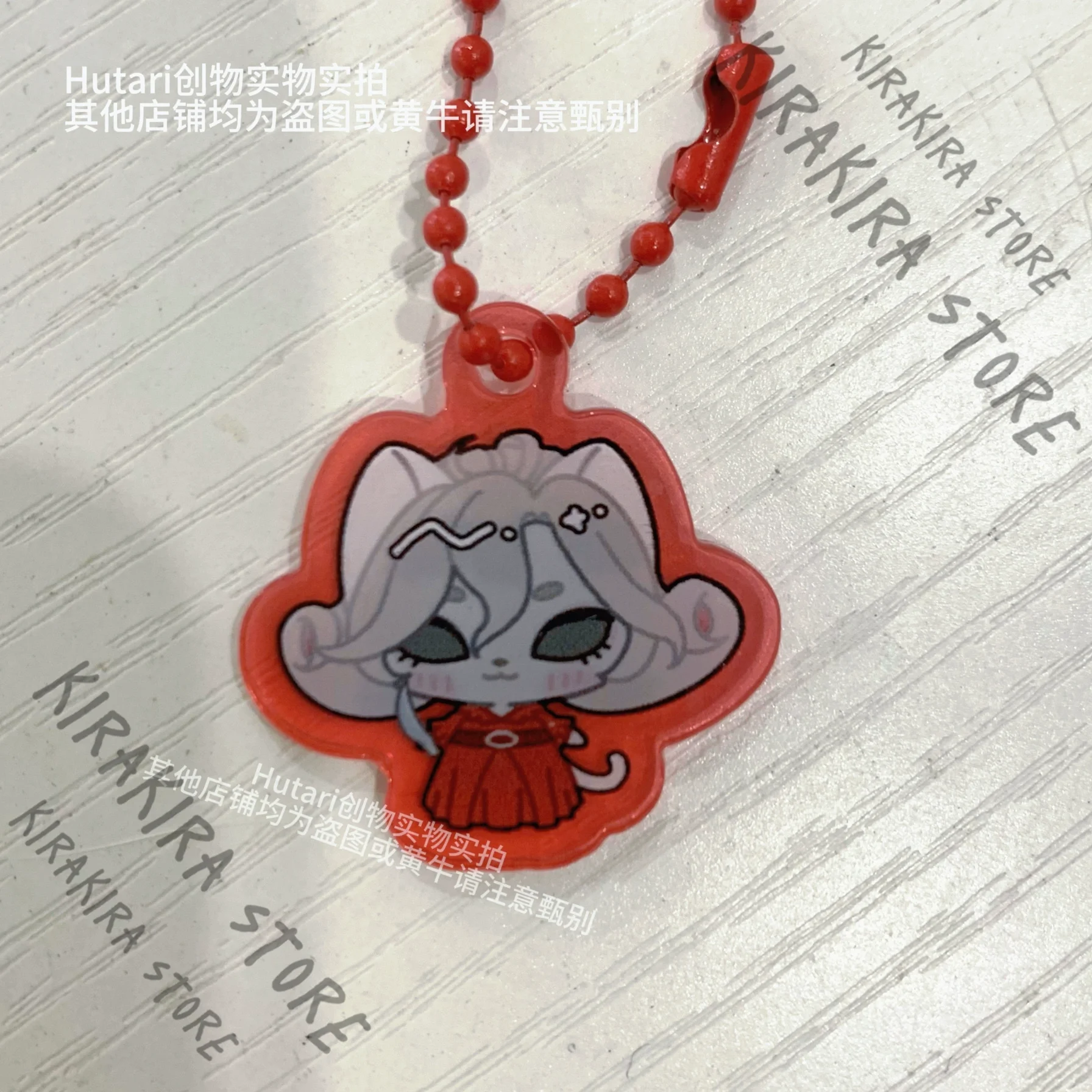 Emma Woods Gardener 6cm Tamagotchi Shaped Hanging Drop Identity Ⅴ Acrylic Pendant Keyring Keychain Cosplay Ornament Mascot