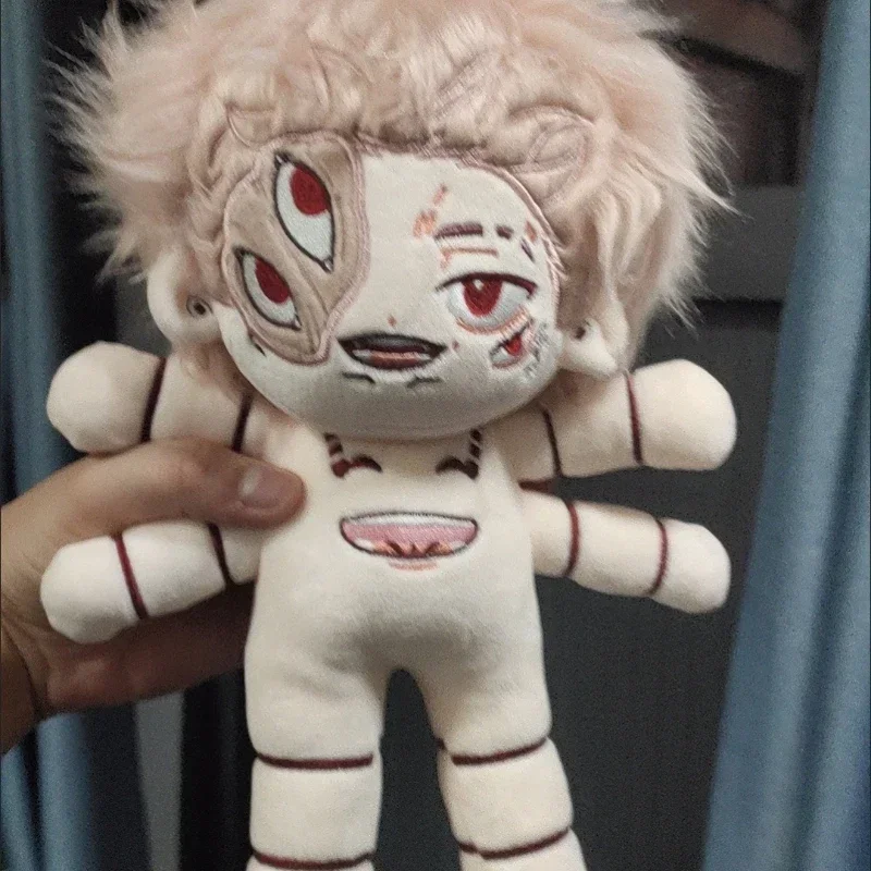 

25cm Anime JK Ryomen Sukuna Kawaii Cosplay Cotton Doll Body With Skeleton Cartoon Soft Plushie Change Suit Toy Figures Fans Gift